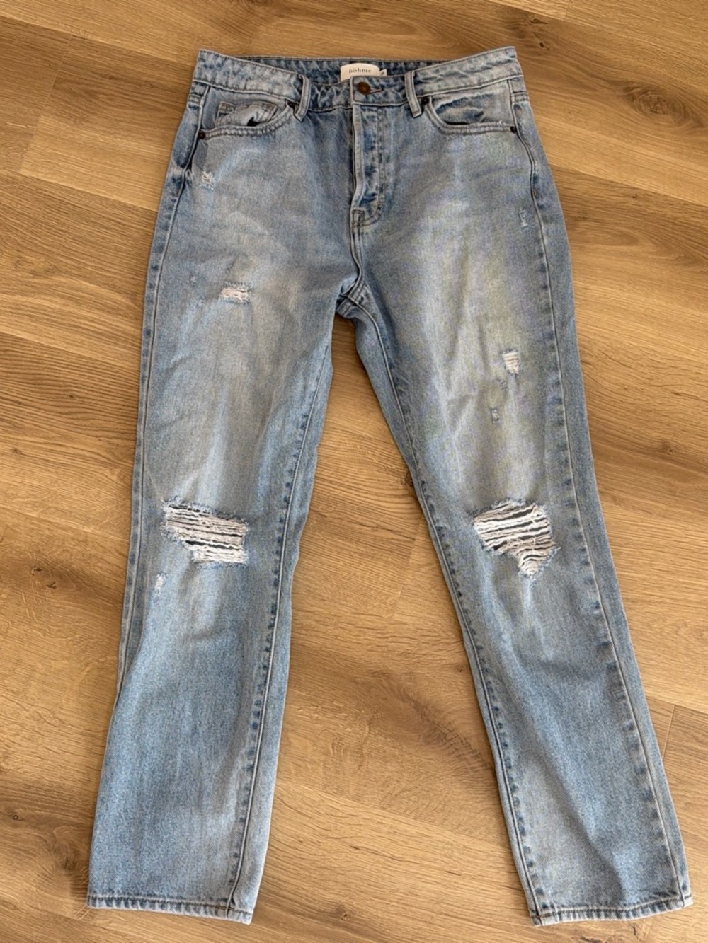 Bohme Light Blue Distressed Women’s Jeans